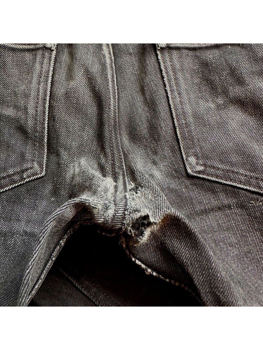 3sixteen ST-220X Dbl Black Selvedge Denim Jeans 31x31 Kuroki 14.5oz US Thrashed - Picture 7 of 11
